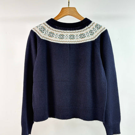 CELINE 25S ROUND-NECK CROCHET SWEATER 0058