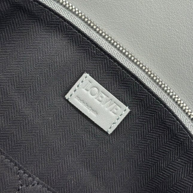 LOE PUZZLE LARGE 36 BAG IN GRAY CALFSKIN