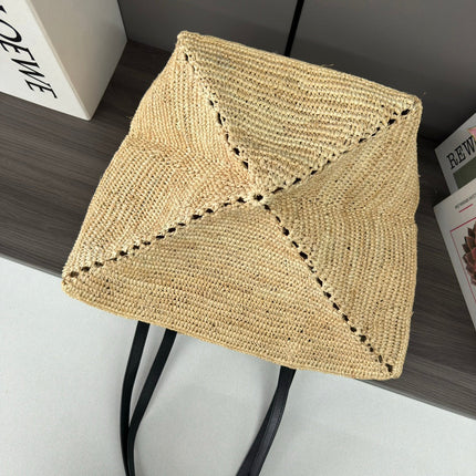 LOEWE 25S PUZZLE FOLD BAG 31 IN NATURAL CALFSKIN SHOULDER STRAP