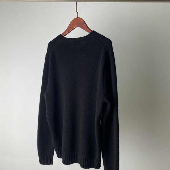 RALPH LAUREN 25S CREW NECK KNIT SWEATER WITH BEAR EMBROIDERY 203