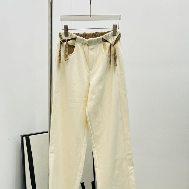 LOEWE STRAIGHT-LEG DRAWSTRING PANTS STYLE 305