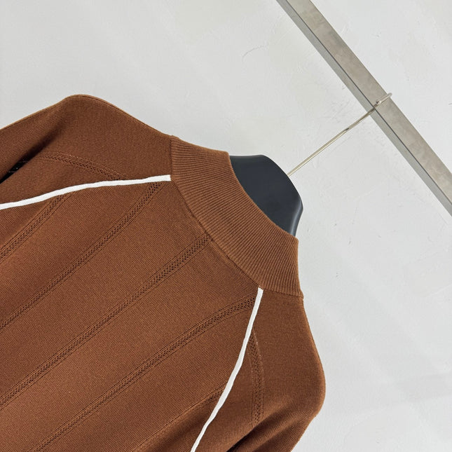 MIUMIU ZIP-UP KNIT SWEATER STYLE 62