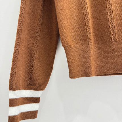 MIUMIU ZIP-UP KNIT SWEATER STYLE 62