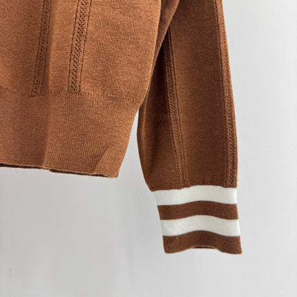 MIUMIU ZIP-UP KNIT SWEATER STYLE 62