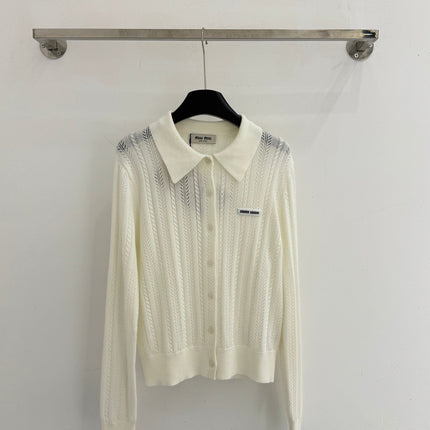 MIUMIU KNIT POLO SHIRT STYLE 61