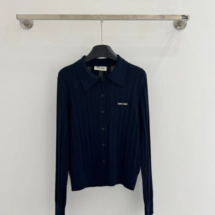 MIUMIU KNIT POLO SHIRT STYLE 61