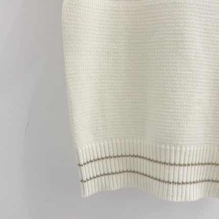 DIOR 25S SHORT-SLEEVE CREW NECK SWEATER 467