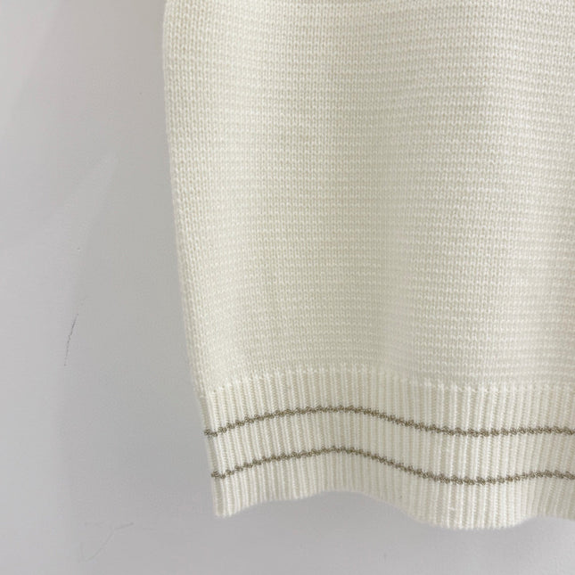 DIOR 25S SHORT-SLEEVE CREW NECK SWEATER 467