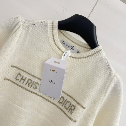 DIOR 25S SHORT-SLEEVE CREW NECK SWEATER 467