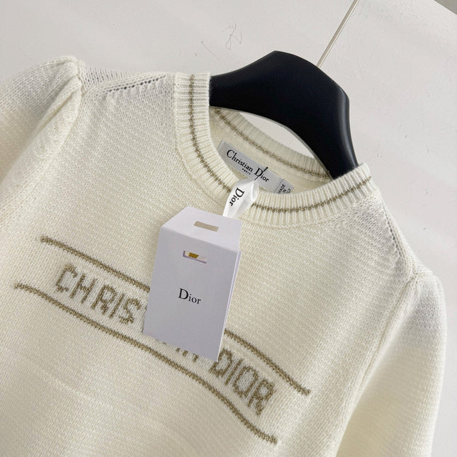 DIOR 25S SHORT-SLEEVE CREW NECK SWEATER 467