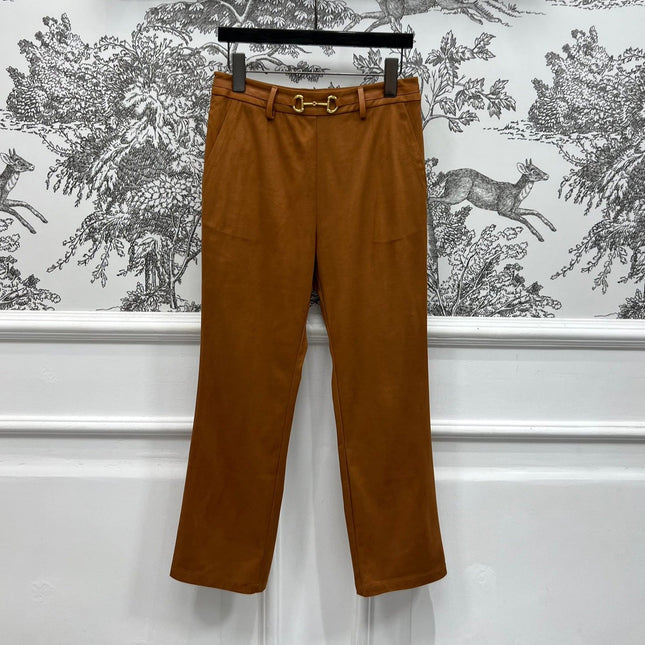 GUCCI 25S HIGH WAIST PANTS 262955