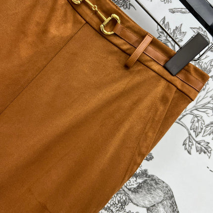 GUCCI 25S HIGH WAIST PANTS 262955