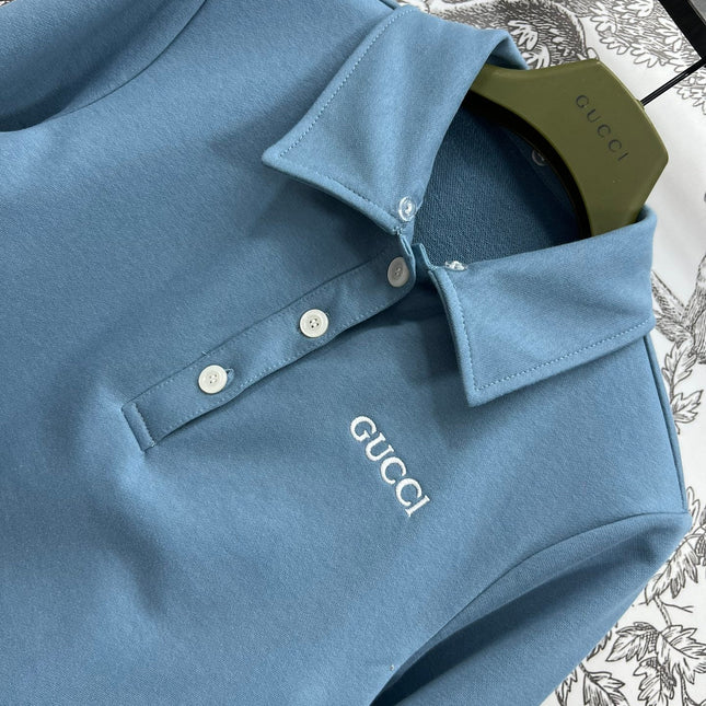 GUCCI 25S DOUBLE LAYER SWEATSHIRT SHORTS SET 262946