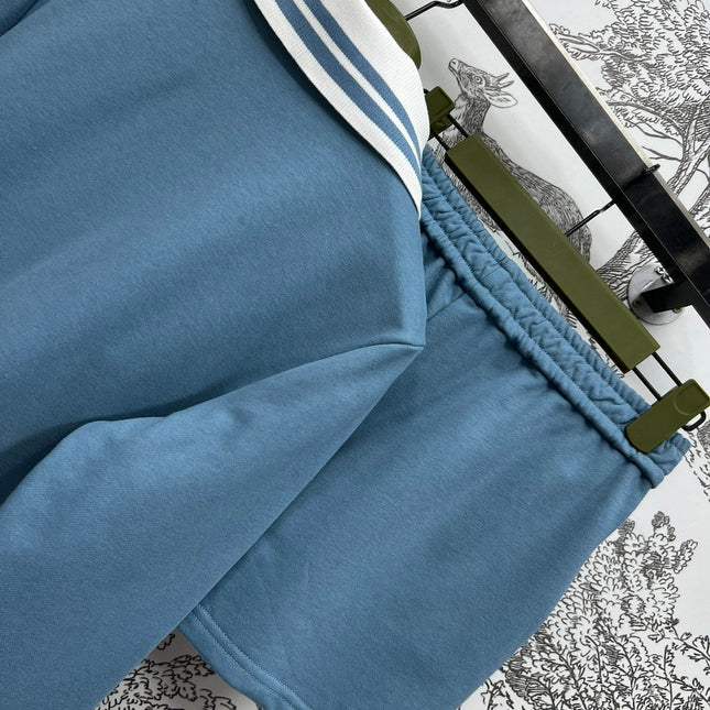 GUCCI 25S DOUBLE LAYER SWEATSHIRT SHORTS SET 262946