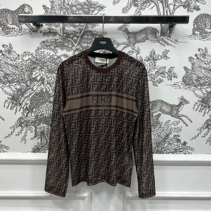 FENDI CREW NECK PRINTED T-SHIRT 268598