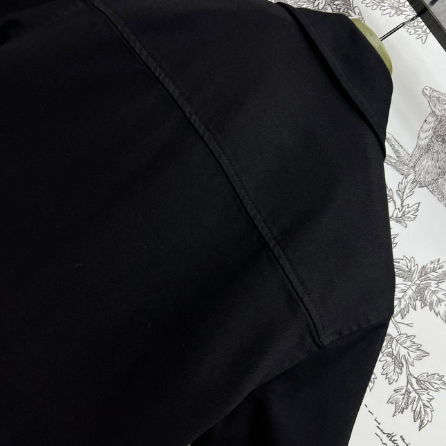 GUCCI SHORT SLEEVE NOTCHED COLLAR ROMPER 268515