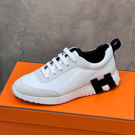 HM SNEAKERS WHITE AND GREY MESH AND H DETAIL SOLE