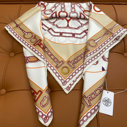 HERMES 25S SCARF 90 IN SILK 703666