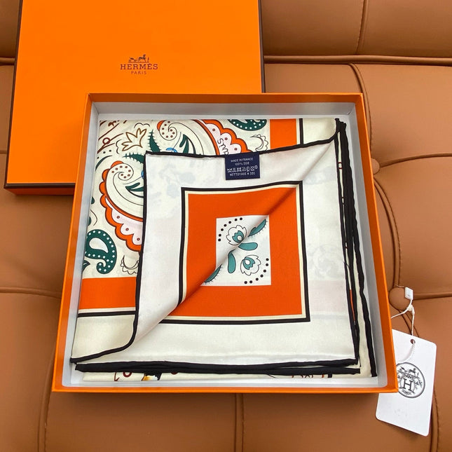 HERMES 25S SCARF 90 IN SILK 703669
