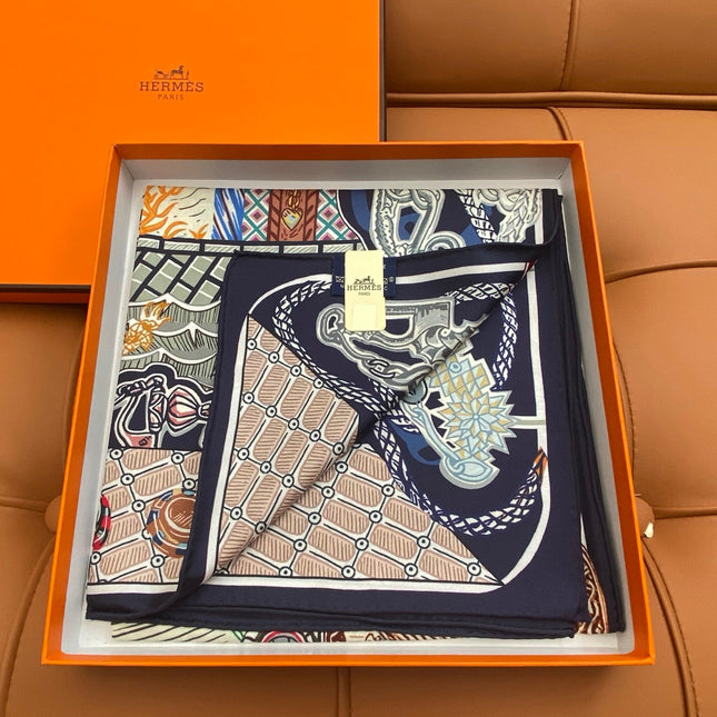HERMES 25S SCARF 90 IN SILK 703683