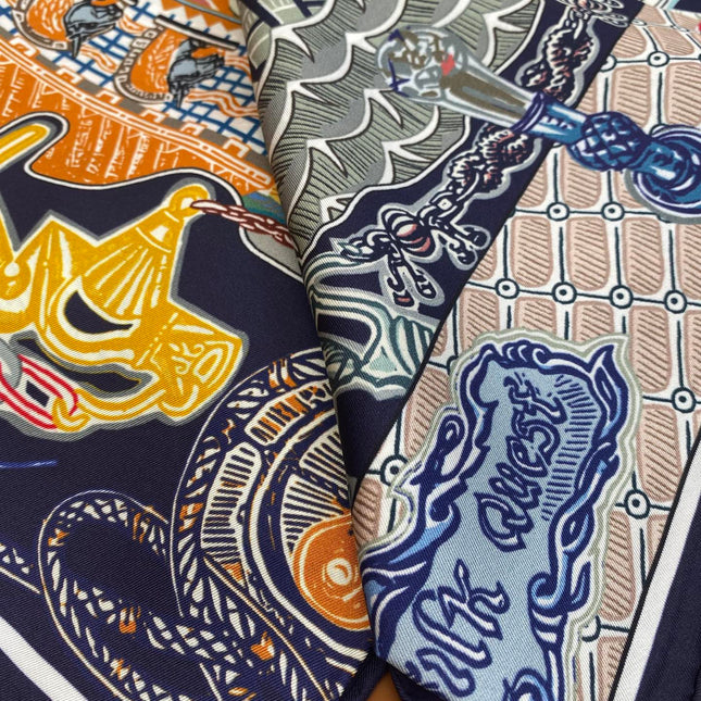 HERMES 25S SCARF 90 IN SILK 703683