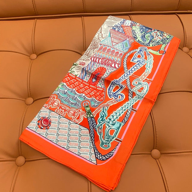 HERMES 25S SCARF 90 IN SILK 703684