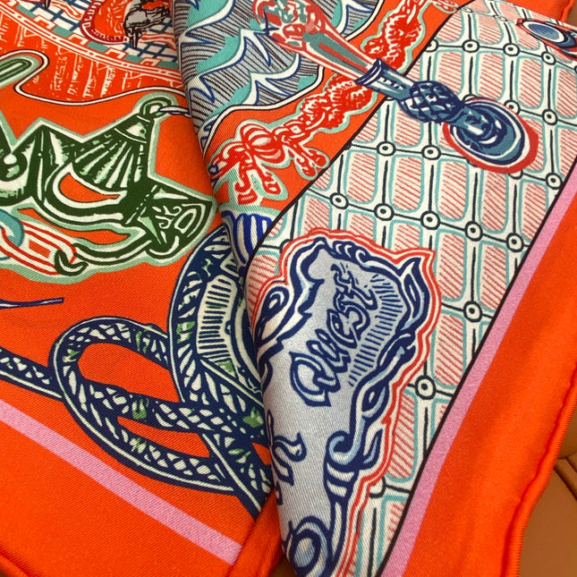 HERMES 25S SCARF 90 IN SILK 703684