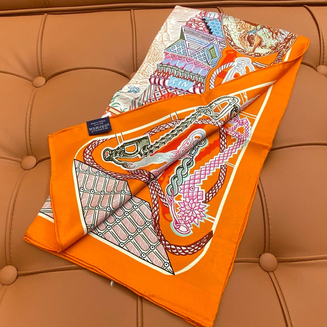 HERMES 25S SCARF 90 IN SILK 703685