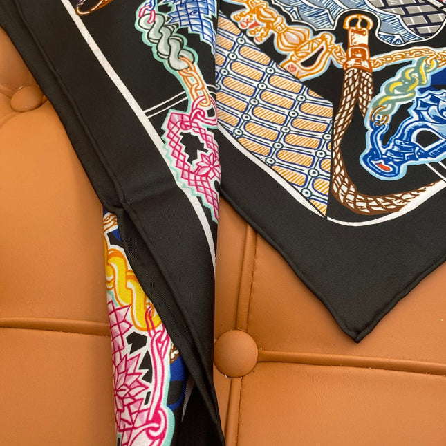 HERMES 25S SCARF 90 IN SILK 703686