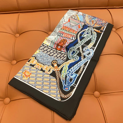 HERMES 25S SCARF 90 IN SILK 703686