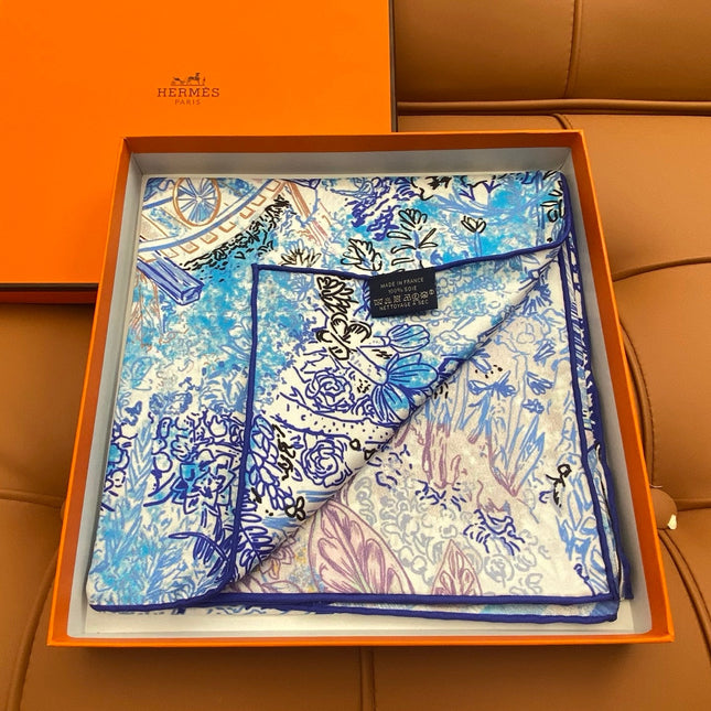 HERMES 25S SCARF 90 IN SILK 703687