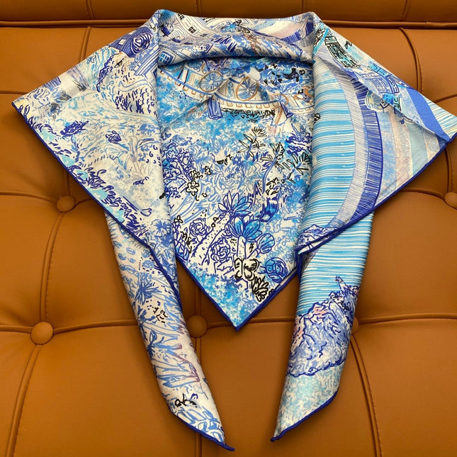 HERMES 25S SCARF 90 IN SILK 703687
