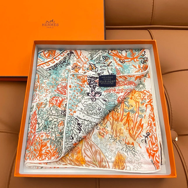 HERMES 25S SCARF 90 IN SILK 703688