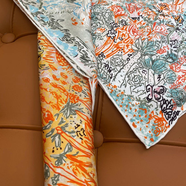 HERMES 25S SCARF 90 IN SILK 703688