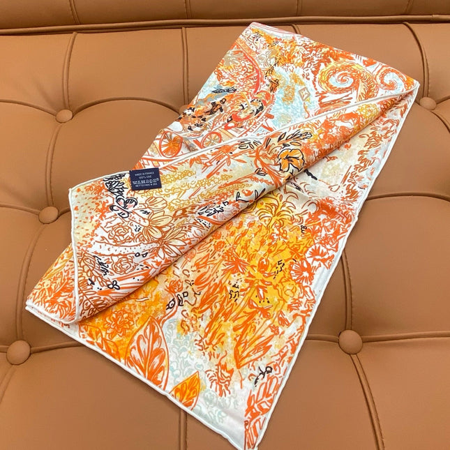 HERMES 25S SCARF 90 IN SILK 703689