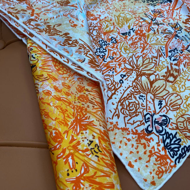 HERMES 25S SCARF 90 IN SILK 703689