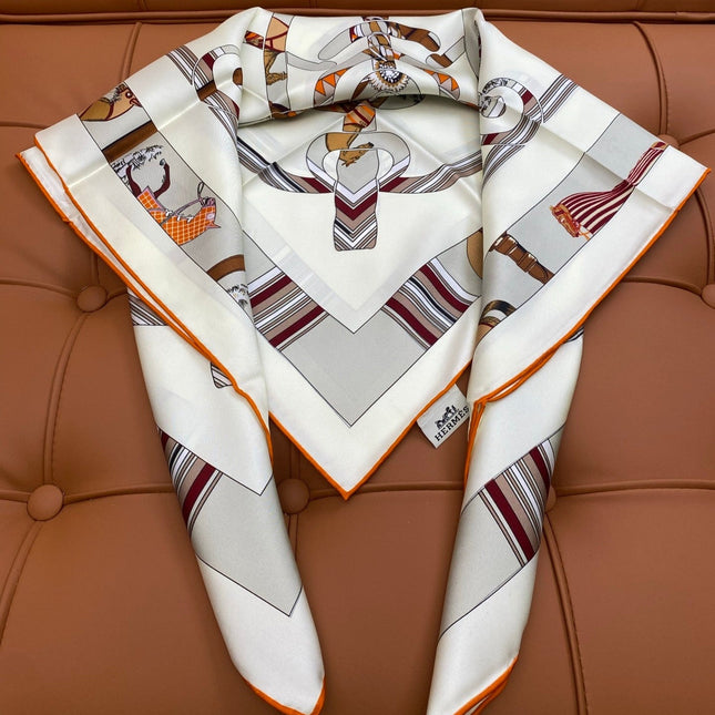 HERMES 25S SCARF 90 IN SILK 703708