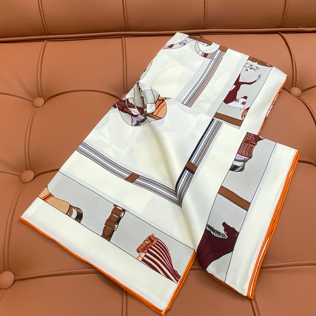 HERMES 25S SCARF 90 IN SILK 703708