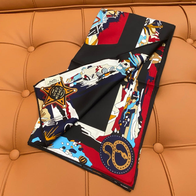 HERMES 25S SCARF 90 IN SILK 703710