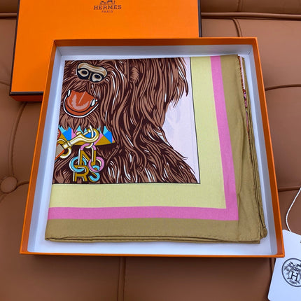 HERMES 25S SCARF 90 IN SILK 703713