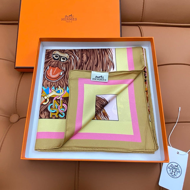 HERMES 25S SCARF 90 IN SILK 703713