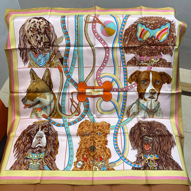 HERMES 25S SCARF 90 IN SILK 703713