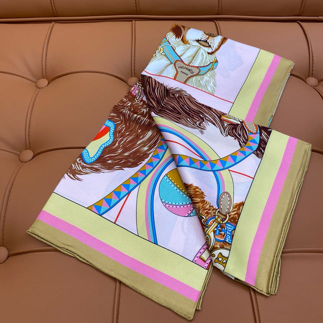 HERMES 25S SCARF 90 IN SILK 703713