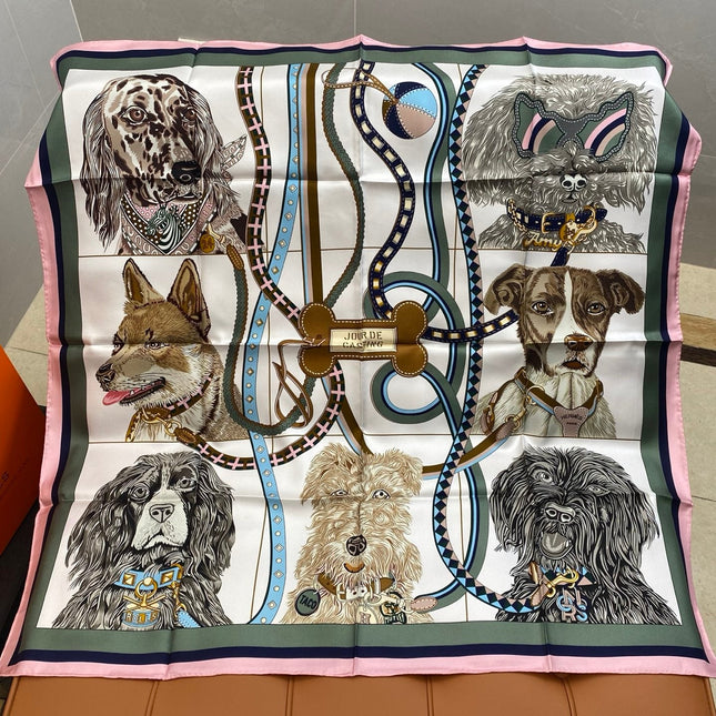 HERMES 25S SCARF 90 IN SILK 703715