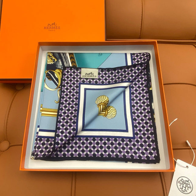 HERMES 25S SCARF 90 IN SILK 709676