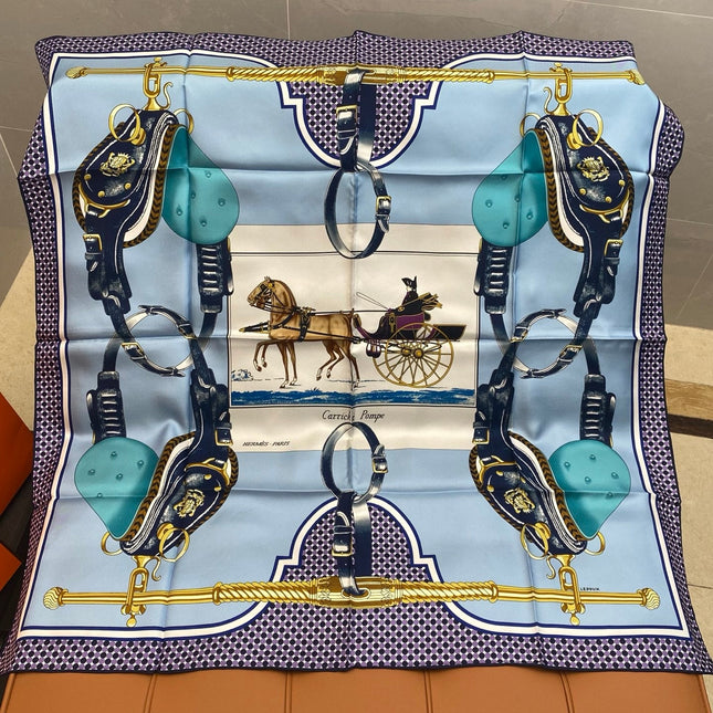 HERMES 25S SCARF 90 IN SILK 709676