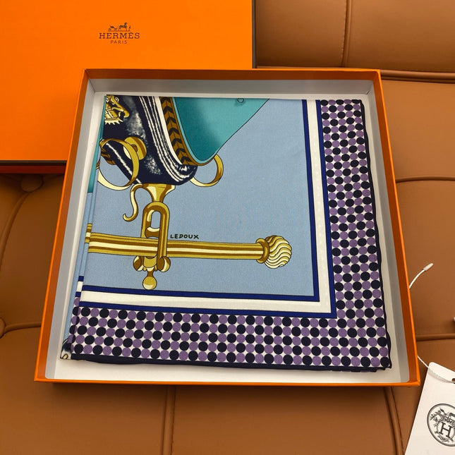 HERMES 25S SCARF 90 IN SILK 709676