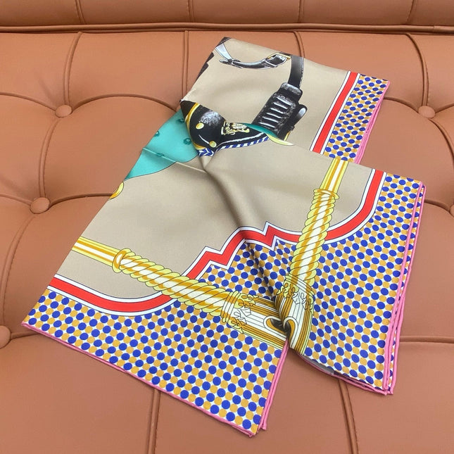 HERMES 25S SCARF 90 IN SILK 709678