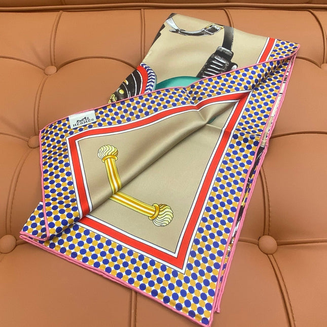 HERMES 25S SCARF 90 IN SILK 709678