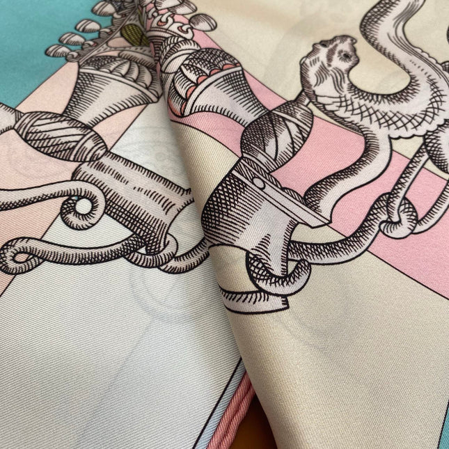 HERMES 25S SCARF 90 IN SILK 709681